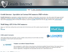 Tablet Screenshot of graith.co.uk